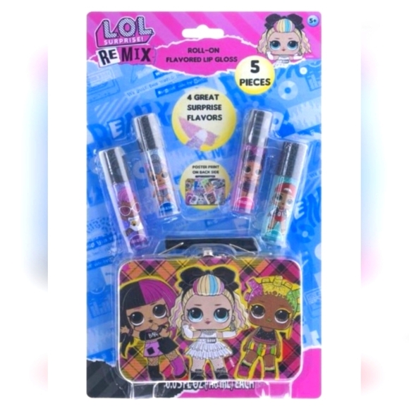 LOL Surprise Lip Gloss set Tin Box - Picture 2 of 2
